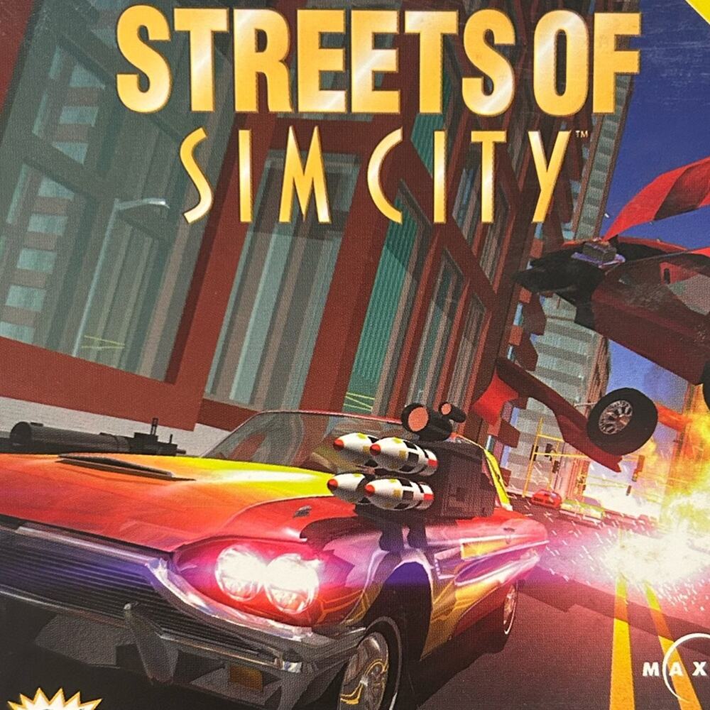 Vintage Sims Games- late 90s - Streets of Sim City Pc Games - Rated E